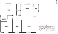 百合花公寓3室2厅2卫154㎡户型图