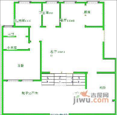 锦悦苑3室2厅2卫158㎡户型图