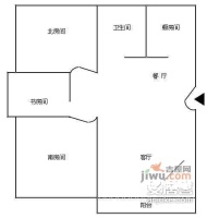 平齐花苑3室2厅1卫户型图