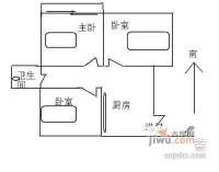 航运新村3室1厅1卫户型图