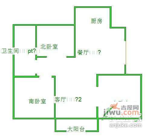 东振花园4室2厅2卫150㎡户型图