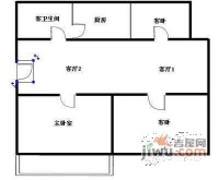 唐家巷小区3室1厅1卫户型图