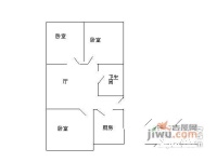 杨枝新村北园3室1厅1卫96㎡户型图