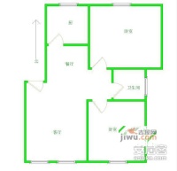 徐家浜新村北区2室2厅1卫75㎡户型图