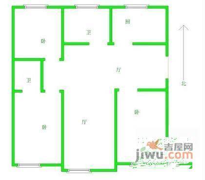 朗琴湾花园5室2厅2卫200㎡户型图