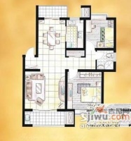 锦宁阁2室2厅1卫116㎡户型图