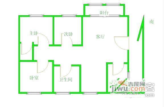 领秀江南3室2厅2卫176㎡户型图