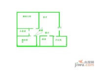 长岛花园3室2厅1卫115㎡户型图