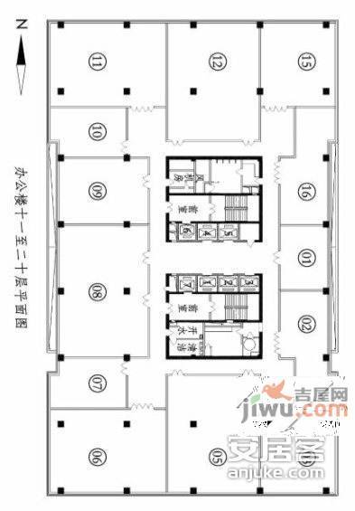 新天翔广场1室0厅0卫户型图