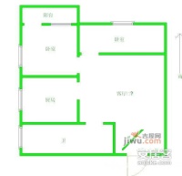 西塘新村2室2厅1卫67㎡户型图
