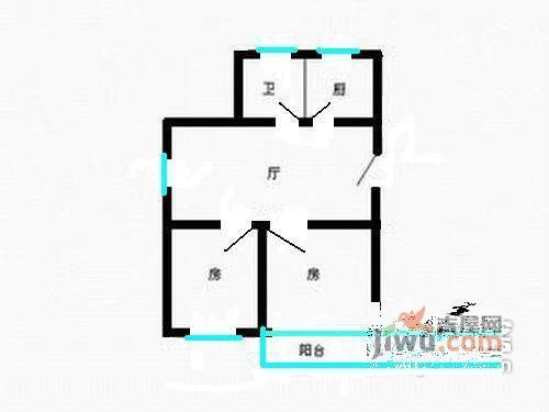 金陵花园4室2厅2卫户型图