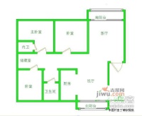 蠡墅花园3室2厅1卫113㎡户型图