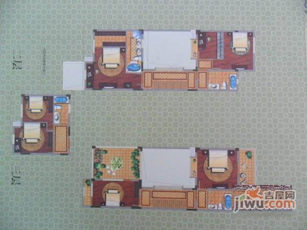 越溪庭院4室3厅3卫308㎡户型图