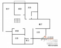 香榭假日山庄5室3厅4卫户型图