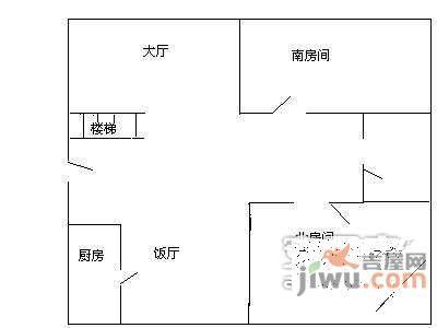 欧洲花园4室3厅2卫户型图