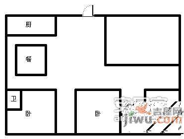 白领公寓4室2厅2卫216㎡户型图