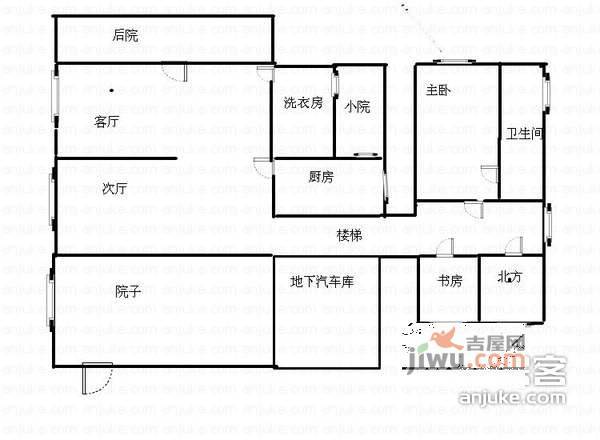 金帝名园5室3厅4卫310㎡户型图