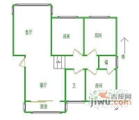 苏苑二村3室1厅1卫户型图