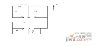 枫津新村2室2厅1卫户型图