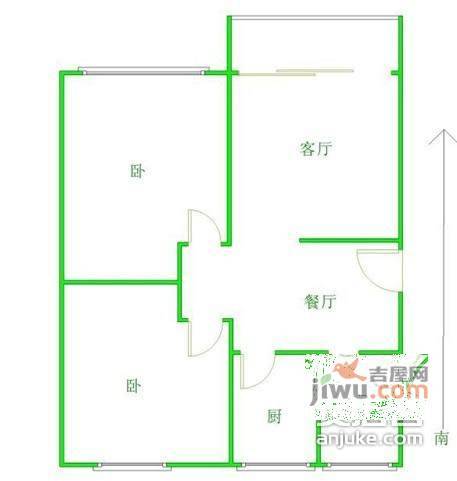 彩香新村3室2厅1卫户型图