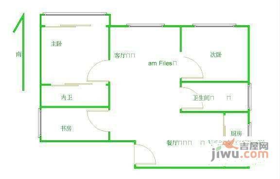 泰南苑5室2厅2卫200㎡户型图