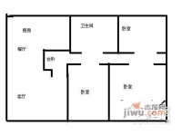 峰尚公寓3室2厅2卫132㎡户型图