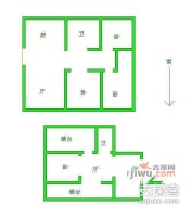 挹翠华庭4室2厅2卫186㎡户型图