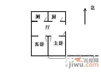 韶山花园2室1厅1卫户型图