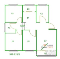 闻钟苑3室2厅2卫122㎡户型图