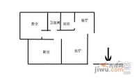 闻钟苑2室1厅1卫户型图