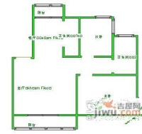 启园新村3室2厅1卫户型图