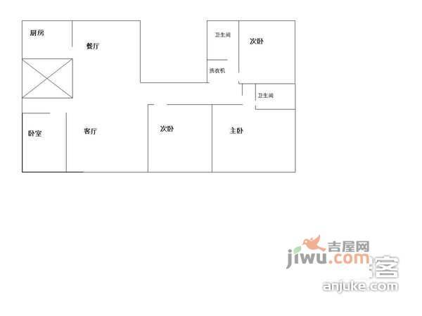 锦昌苑4室2厅2卫户型图