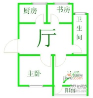 大龙港新村3室1厅1卫户型图