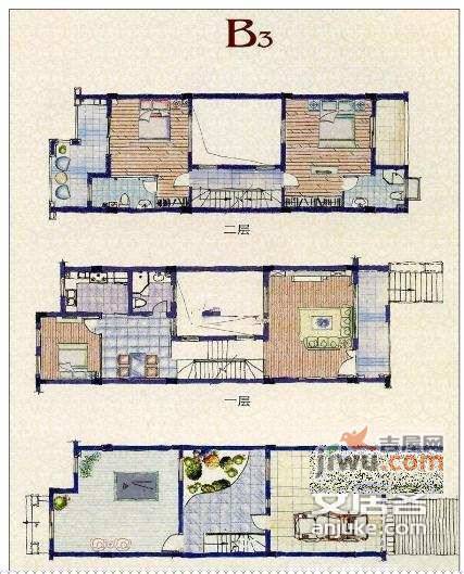 爱丁堡4室2厅3卫200㎡户型图