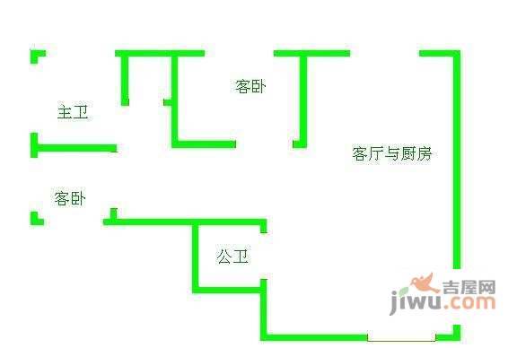 爱丁堡3室2厅2卫129㎡户型图