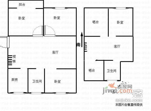 锦邻缘4室2厅2卫156㎡户型图