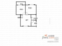 灵岩新村2室2厅1卫74㎡户型图