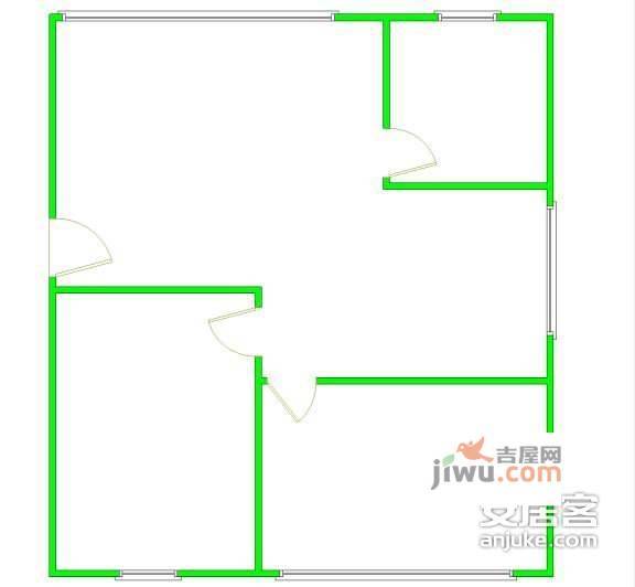 玉兰新村2室2厅1卫85㎡户型图