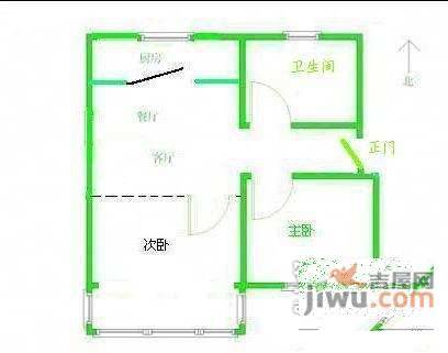 康佳花园4室2厅2卫97㎡户型图