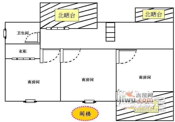 桂花新村6室3厅3卫310㎡户型图