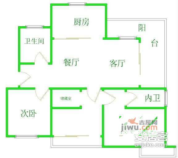 桂花新村4室3厅2卫200㎡户型图