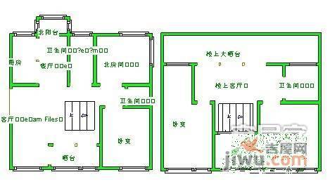 湖畔佳苑4室2厅2卫155㎡户型图