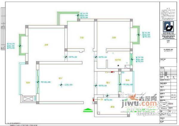 湖畔佳苑5室3厅2卫191㎡户型图