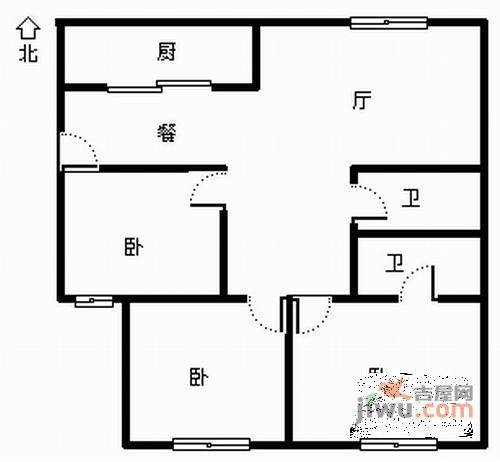 贵都花园5室3厅3卫217㎡户型图