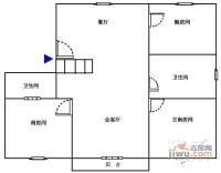 娄江新村4室2厅2卫145㎡户型图