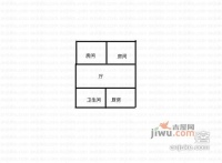 娄江新村2室1厅1卫84㎡户型图