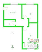 君地风华2室1厅1卫67㎡户型图