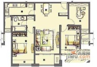 金色家园5室3厅2卫200㎡户型图