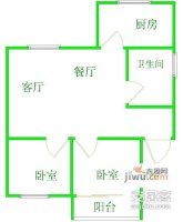 湄长新村3室2厅1卫92㎡户型图