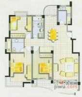 元和之春5室3厅3卫205㎡户型图